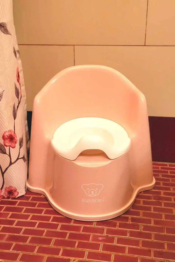 Baby Bjorn Pink Toddler Potty Training Potty Chair