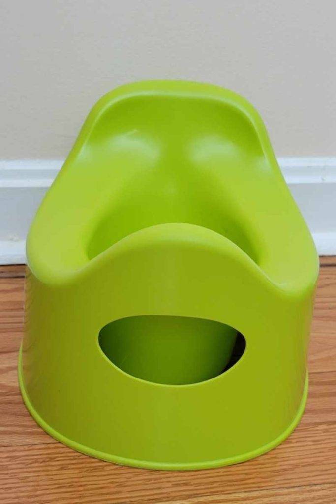 Ikea little green potty for potty training toddlers